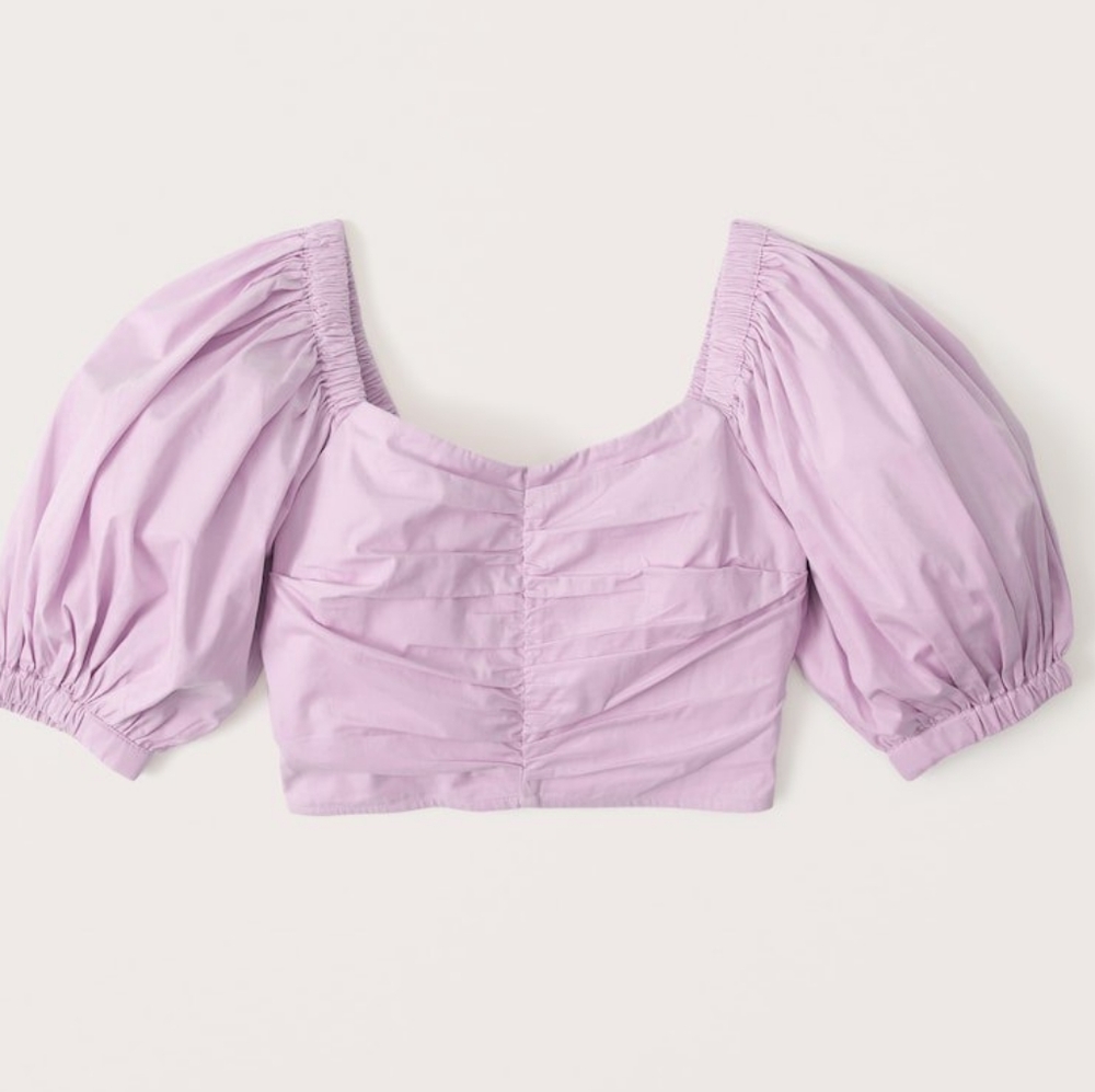 Abercombie lilac crop top.